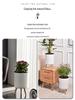 Tall Indoor Self-Watering Plastic Planter with Stand - Large Size, Breathable for Balcony Gardening