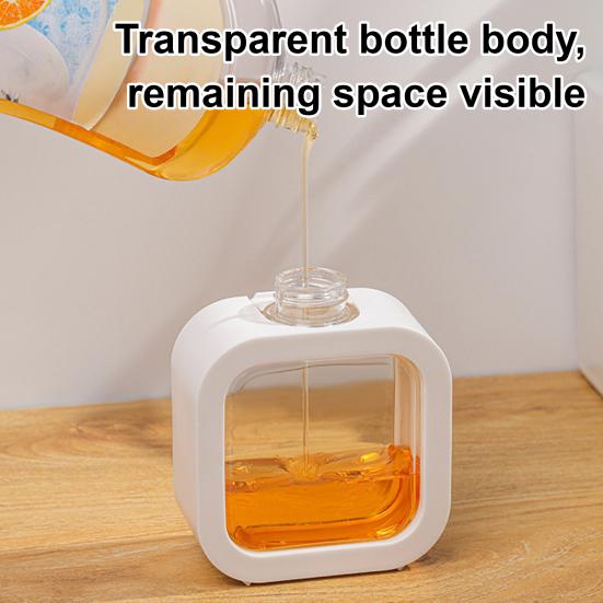 300/500ML Liquid Soap Dispenser Shampoo Body Hand Wash Shower Gel Facial Cleanser Container Bathroom Refillable Empty Press Pump Bottle