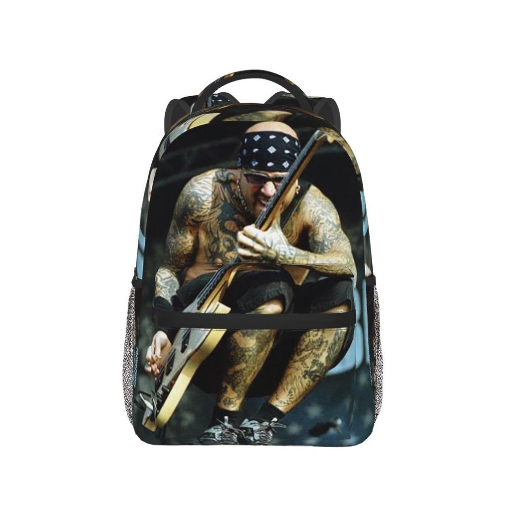 Biohazard Band Tour Backpack Student Boys Girls BookBag Children School Bag Laptop Shoulder Bags for Men Women