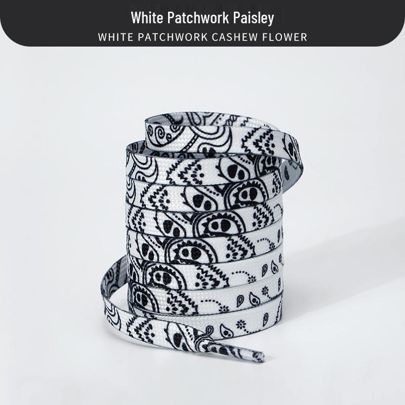 Шнурки с цветком кешью для Air Force 1, парусиновых туфель и кроссовок Dunk – Унисекс