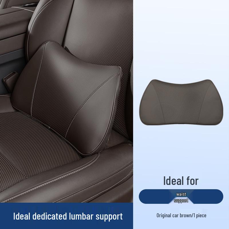 Neck Support Pillow for Ideal Headrest L6L7/L8/L9: MEGA Car Lumbar and Neck Protector