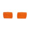 Car Front Bumper Side Marker Light Cover 56001378 56001424 for Jeep Wrangler YJ 1987-1995 Turn Signal Light Cover Yellow