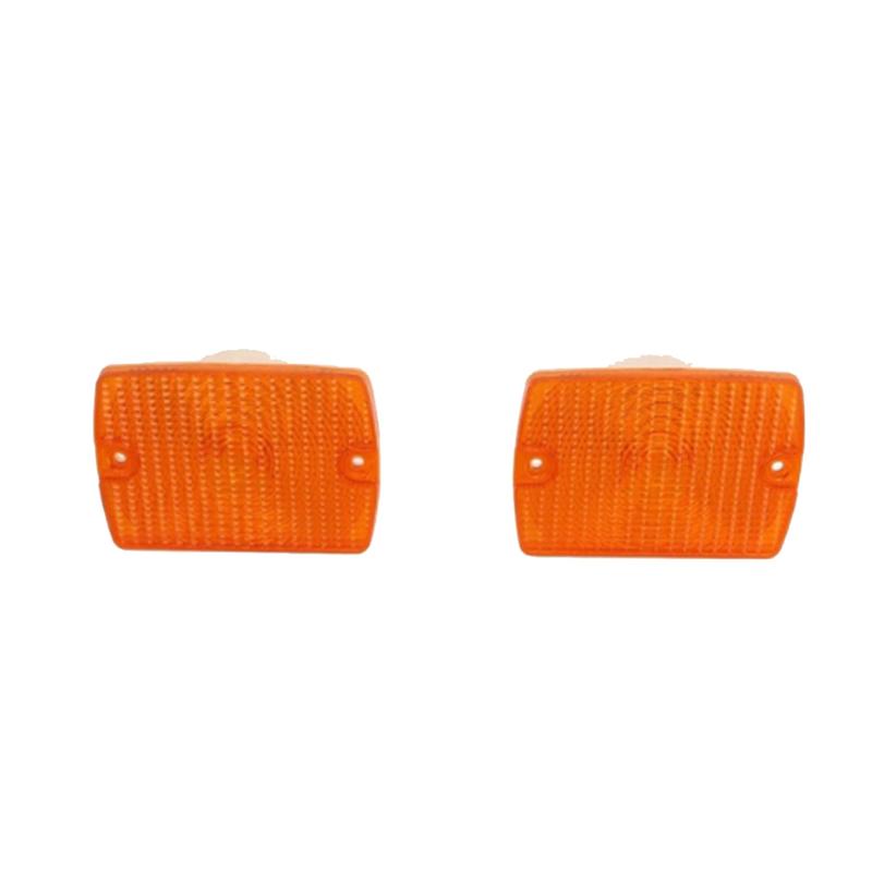 Car Front Bumper Side Marker Light Cover 56001378 56001424 for Jeep Wrangler YJ 1987-1995 Turn Signal Light Cover Yellow