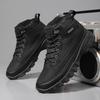 TUINANLE Men's High Top Casual Hiking Shoes - Autumn/Winter Wear-Resistant Trendy Sports Footwear Plush Boots