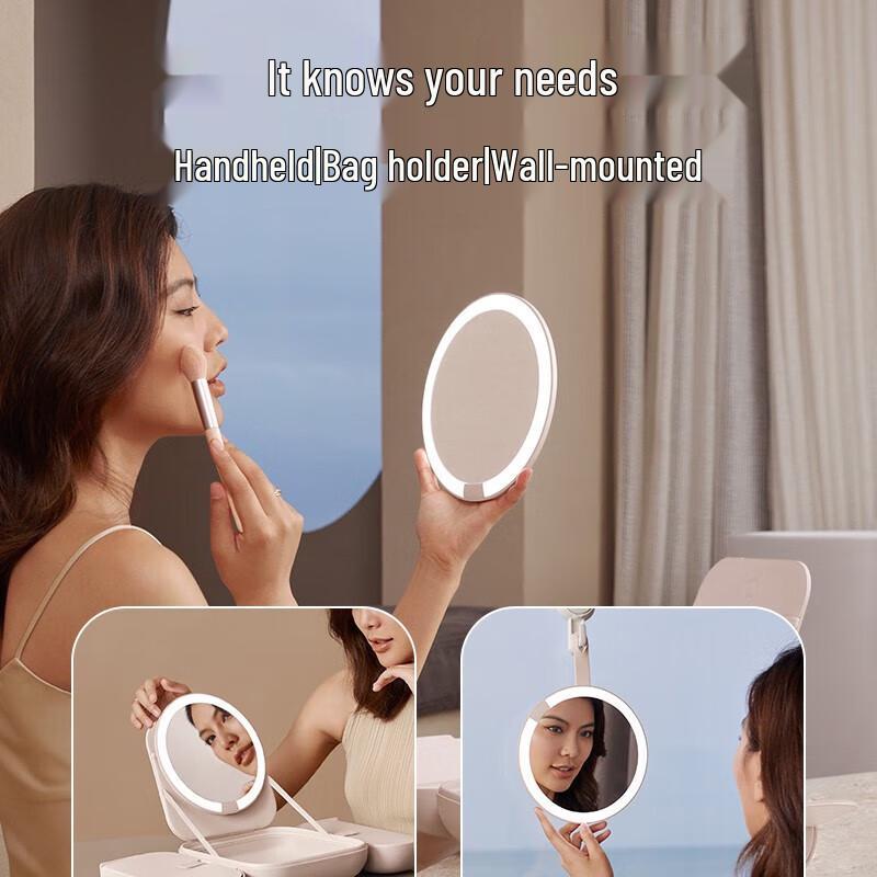 AMIRO Portable LED Lighted Makeup Mirror CN plug (adapter included)
