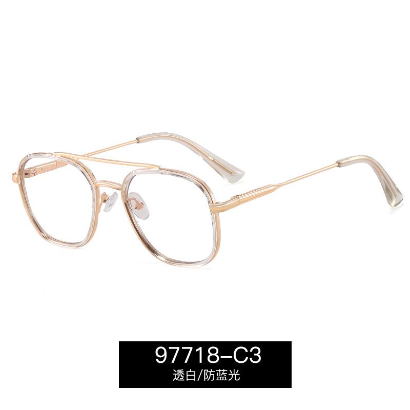 Presbyopic Glasses Man Metal Frame Ultralight Presbyopia Eyeglasses Double Bridges Business Eyewear Diopter 0 To +6.0