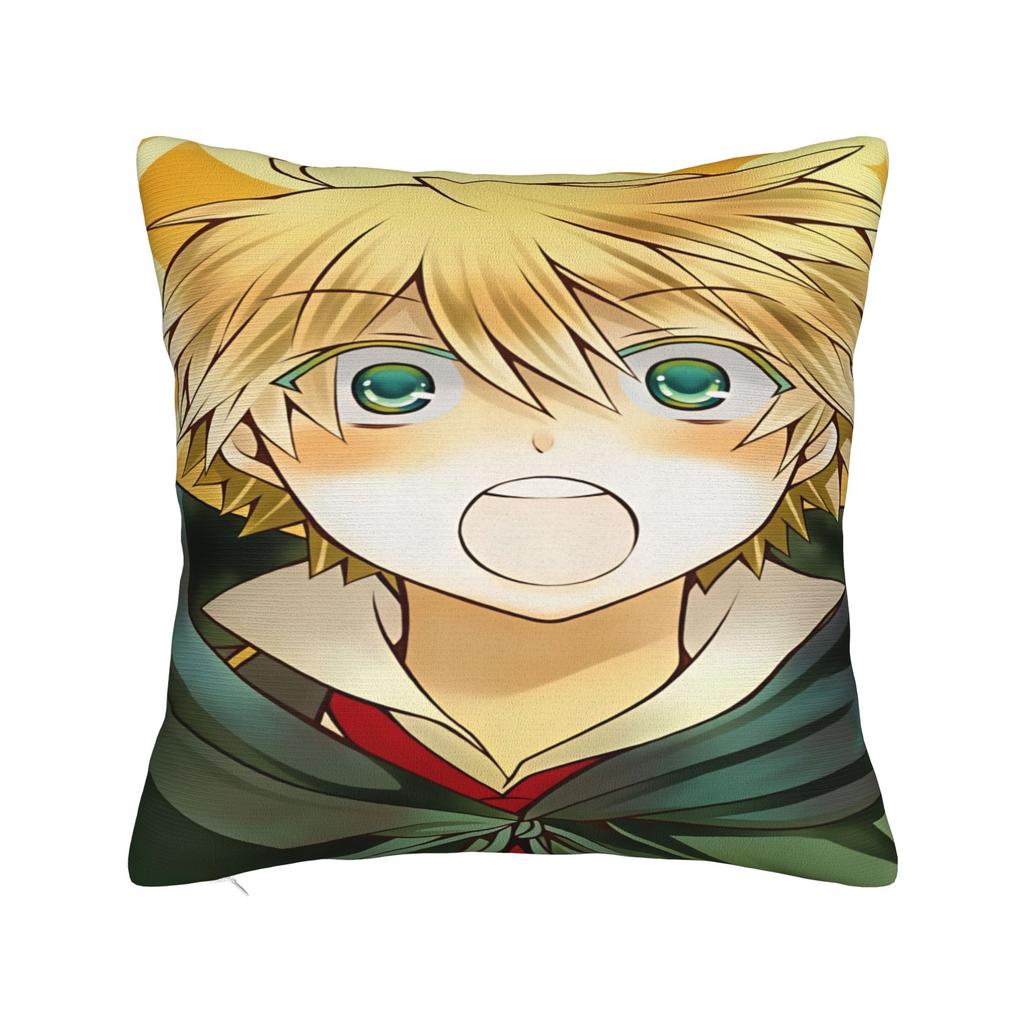 Pillow Case Ozz Manga Pandora Hearts Print  Pillow Cover For Sofa Home Decor Funny Pillowcases