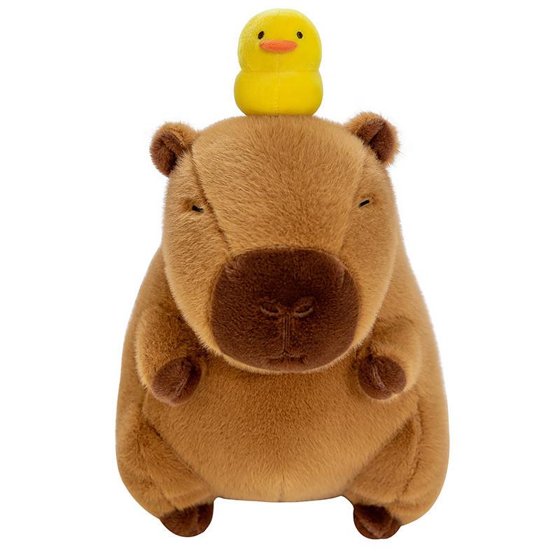 Duck Pull Capybara Duck Plush Toy Cute Cartoon Children Birthday Holiday Gift