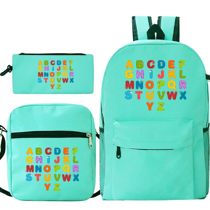Game Alphabet Lore Alphabet Legend School Bag Backpack Shoulder Bag Pencil Case