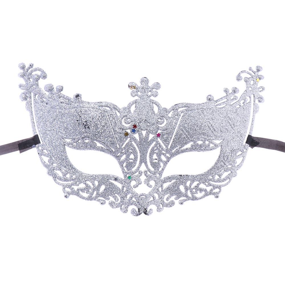 Glitzer Halloween Pailletten Kostüm Karneval Maskenball Maske Party Maske