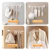 10PCS Multi-Purpose Towel Hanging Clips Portable Non-Slip Clamp Hooks for Home Bathroom Storage Travel Clothes Hanging