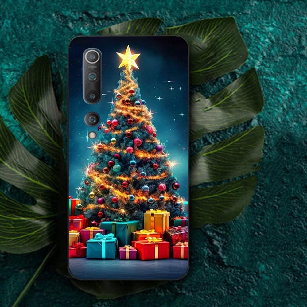 Merry Christmas Deer Tree Lights Phone Case For Redmi Note 4 X 5 A 6 7 8 T 9 9S 10 11 11S 11Epro Poco M3 Pro