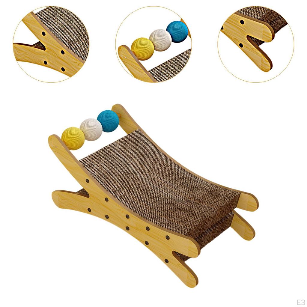 Katzenkratzsofa Kratzpappe Kratzliege Bett Kratznest zum Schlafen Ausruhen