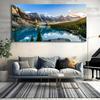 Canvas Poster Modern Art Lake Light Mountain Color Mountain Water Painting Beautiful Scenery Living Room Home Decoration