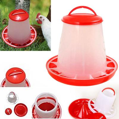 Plastic Chicken Quail Poultry Chick Hen Drinker Food Feeder Waterer Bucket 1.5L