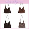 Street Style Leopard Print Tote Bag For Women Large Pu Material Casual Handbag