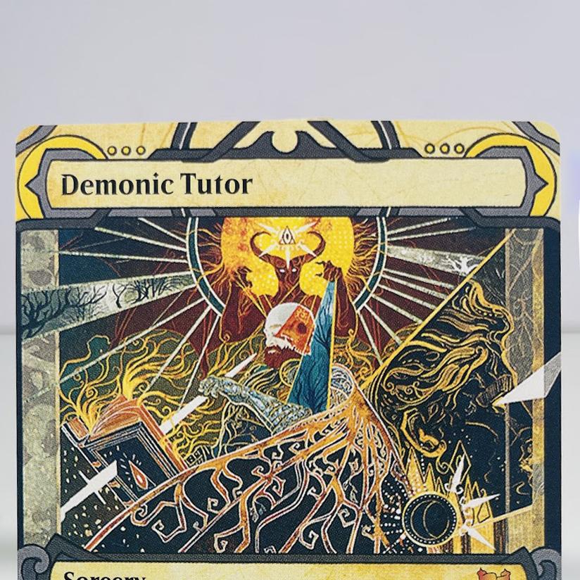Brainsto Demo Tutor Time Warp Teferi'S Protect  Enjp Alternate Art Holofoil Tcg English Card Quality Board Trading Card Game