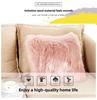 Nordic Plush Cushion Cover - Removable, Washable, Soft Pillow Case for Sofa (Core Not Included)