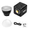 40W RGB Portable LED Video Light 3400mAh Build In Battery Adjustable Color Temperature COB Handheld Spotlight