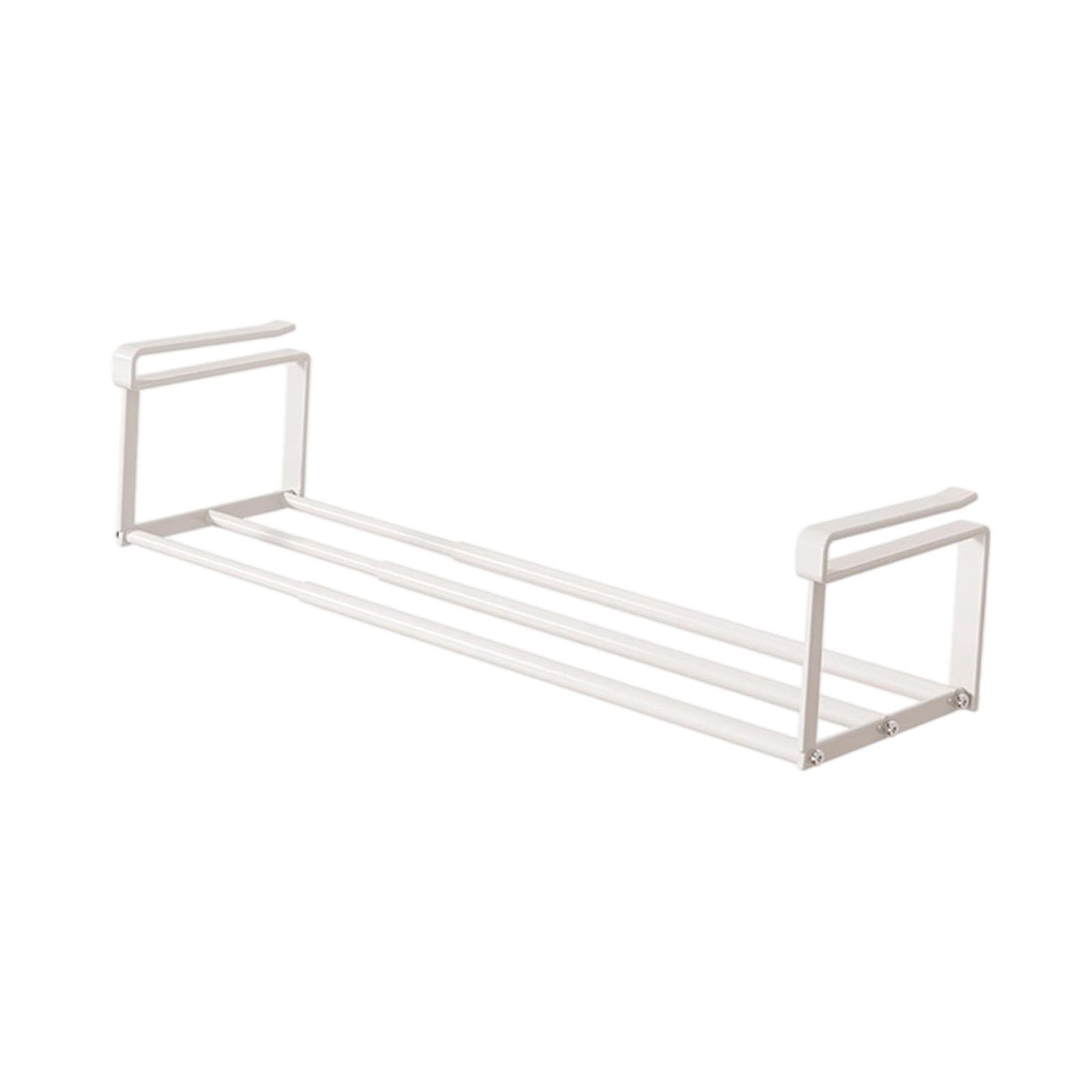 

Expandable Shoe Rack Organizer, Versatile ,Under Cabinet Shelf ,Hanging Shoe Organizer for Entryways Shoe Closet Organization білий