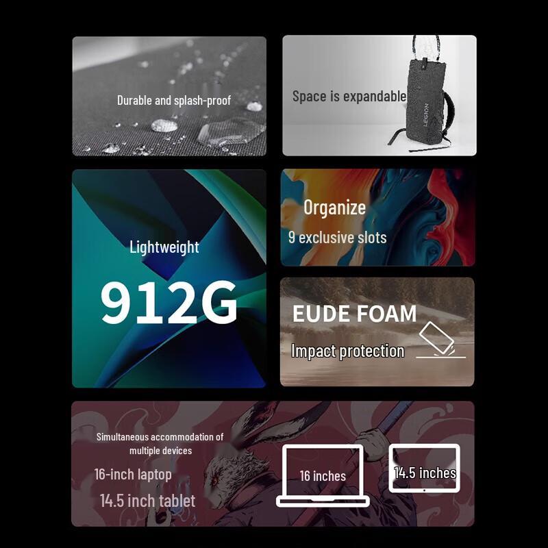 Lenovo LEGION Multifunction Laptop Backpack