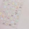 Tomoni 3D Embossed Nail Stickers for Kids - Cat & Butterfly Nail Art Accessories