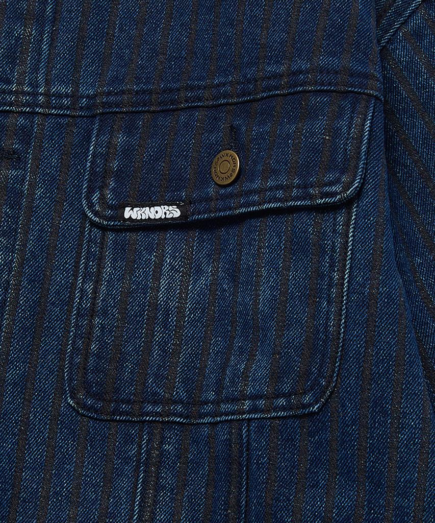 Wkndrs Stripe Trucker Jk (Denim)