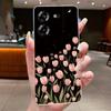 For Techno Pova 5 LH7n 5Pro LH8n Phone Case Tecno Pova 5 Pro Case Clear Luxury Fashion Butterfly Flowers Soft TPU Silicone Cover