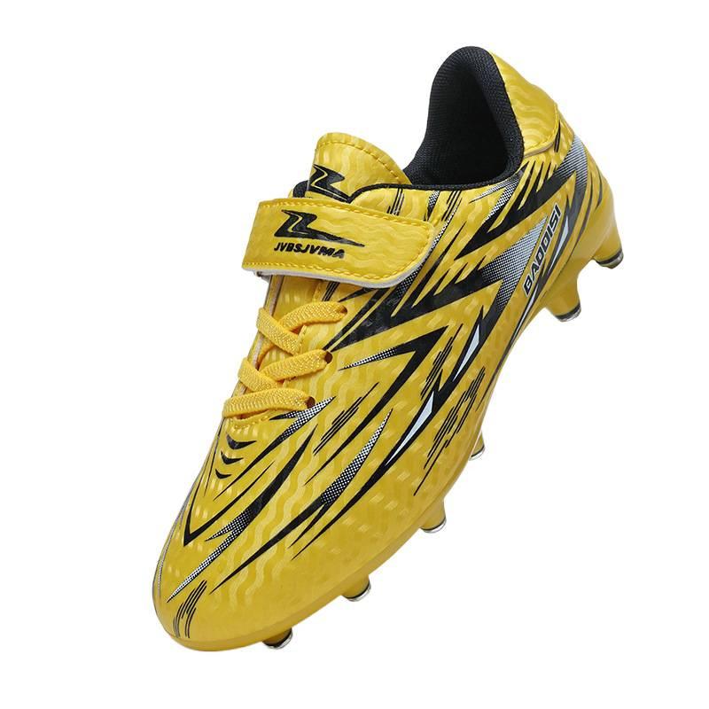 2025 summer new youth low-top Velcro football shoes big children's game long nails broken nails training football shoes