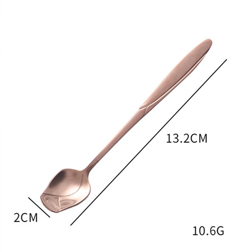 

Heart Shape Coffee Spoon Dessert Sugar Stirring Spoons Teaspoon Dinnerware Stainless Steel Kitchen Supplies New
