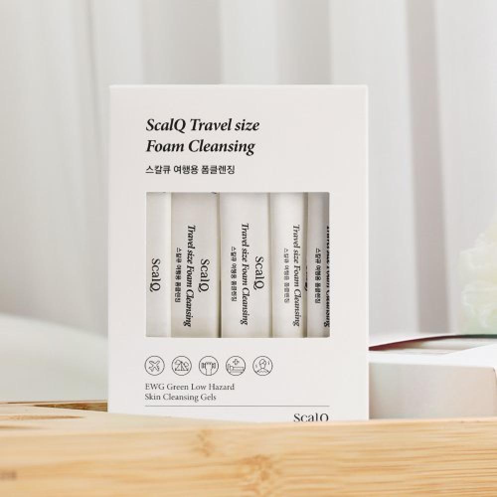 Scalq Travel Mildly Acidic Foam Cleanser  5ml  Pack Of 20