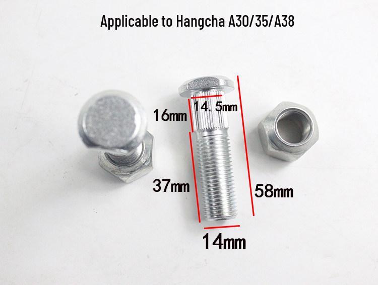 

Forklift Front & Rear Wheel Hub Tire Bolt 6.50-10 for Heli Longgong 3-3.5 Ton
