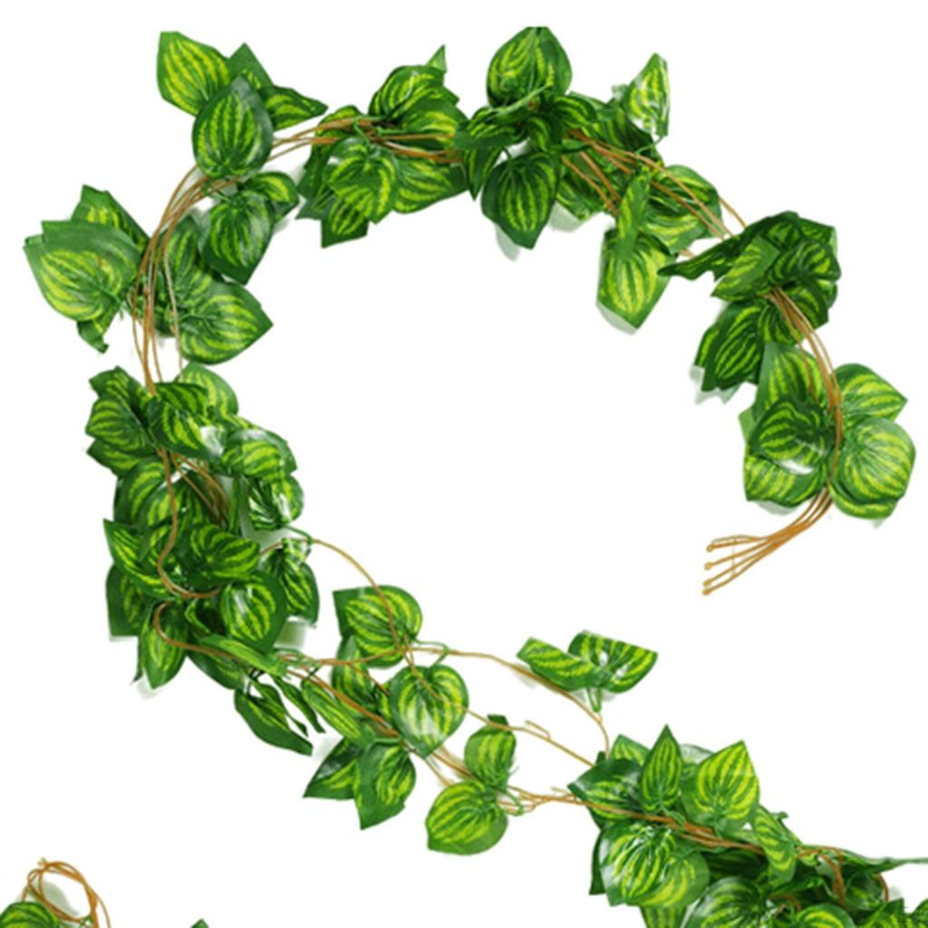 Vines Simulation Rattan Leaves Branches Artificial Hanging for Garden Decor