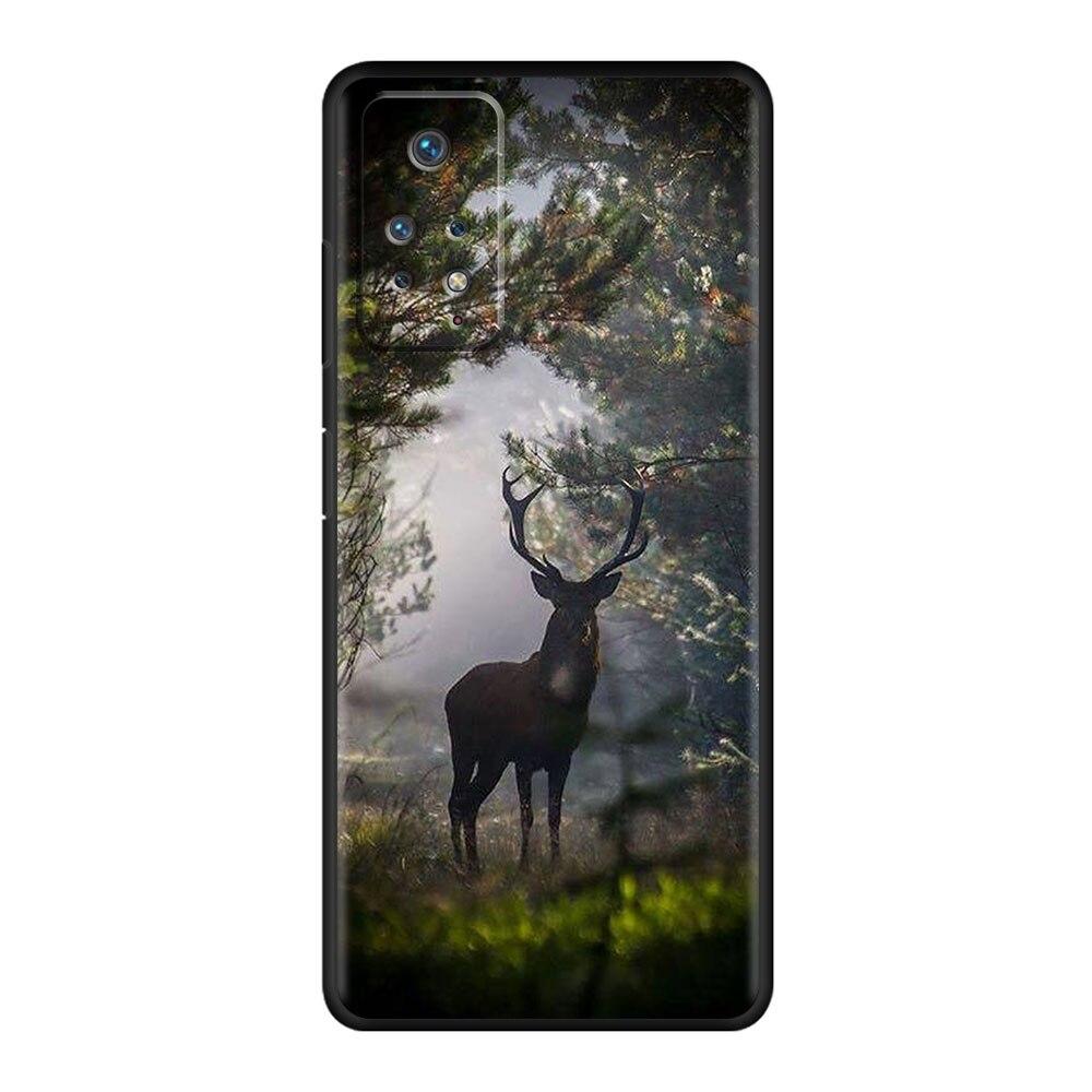 Husă de Telefon Mobil Rezistentă la Șocuri Pentru Xiaomi Redmi 9S 9A 11 Pro K40 9 9T 8 10 7 9C 8T K40S 10C Camuflaj Vânătoare de Căprioare