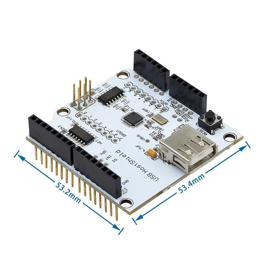 USB Host Shield 2.0 for Arduino For UNO MEGA ADK Compatible for Android ADK DIY Electronic Module Board