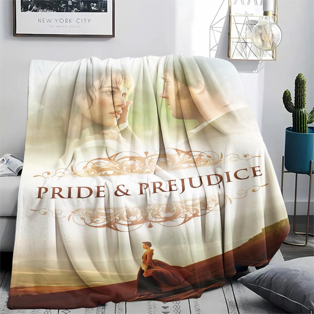 Pride and Prejudice2005 pattern Flannel Blanket, High quality Comfortable for All Seasons, Home Decor, Warmth and Comfort, Perfect for Gifts.