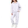 Kids Color Long Sleeve Hooded Sweatshirt Set for Boys Girls Casual Pullover Outfit