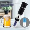 Brix 0~32% /58%- 90%  alcohol 0-80% Refractometer Sugar & Alcohol Meter Measurement Tool Honey Sugar Bees Water Test Flowmeter