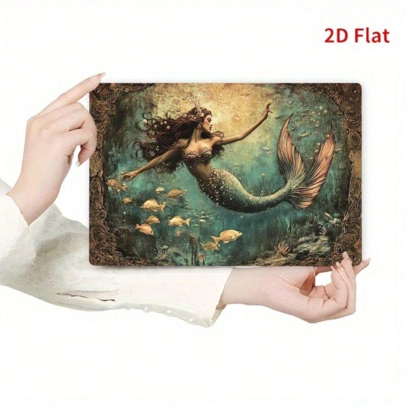 Retro Metal Tin Sign Wall Art Decor for Living Room Bedroom Office