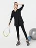 2026 Fashion Plus Size Women's Hooded Yoga & Sports Set - Long Sleeve for Spring/Autumn