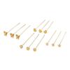 Copper Love Butterfly Five Pointed Star T-shaped Needle Pin For DIY Jewelry Making Craft Accessories