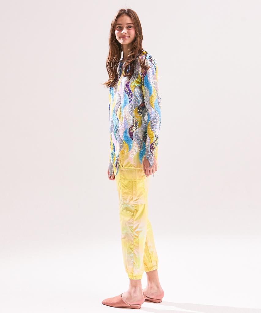 YUGADANG Pearl Jogger Pants_Yellow
