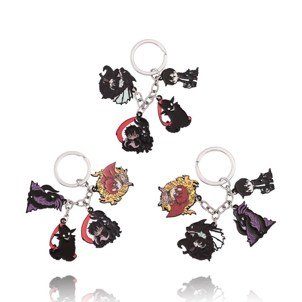 Anime Solo Leveling Character Keychain Pendant Sung Jin Woo Cosplay Props Fans Gift Jewelry