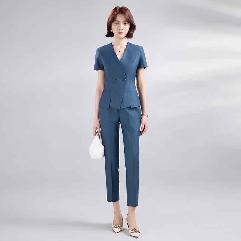 Women's Professional Short-Sleeve Suit Set
