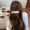 Black Red Velvet Bow Hair Clip Cloth Bow Vertical Clip Cute Bowknot Banana Clip  Ponytail Holder