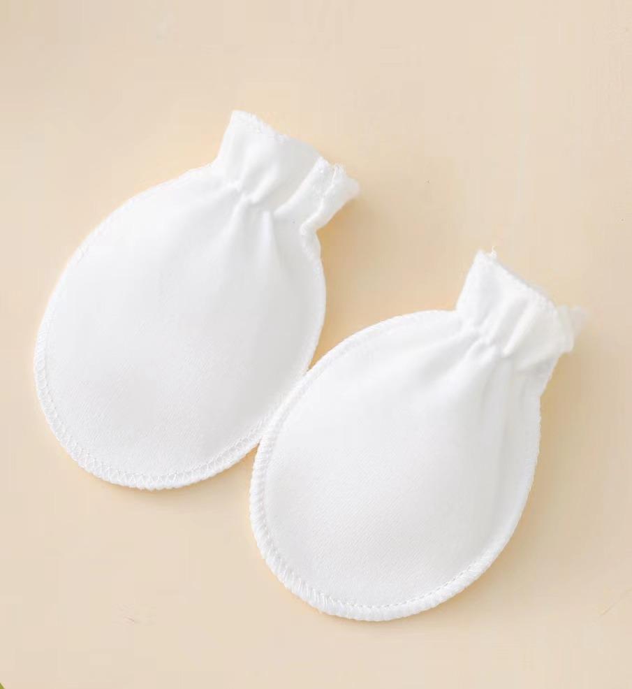 

Перчатки детские из чесаного хлопка с защитой от царапин: Дышащая, теплая, всесезонная защита для новорожденных One Pair (Individual Packaging)