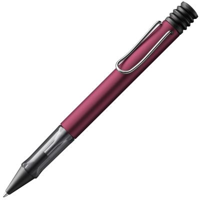 LAMY Black Purple Ballpoint Pen Ergonomic Medium Line Width Lightweight Aluminum Body Includes LAMY M 16 Black Refill AL-star - Clear, Grip, - -