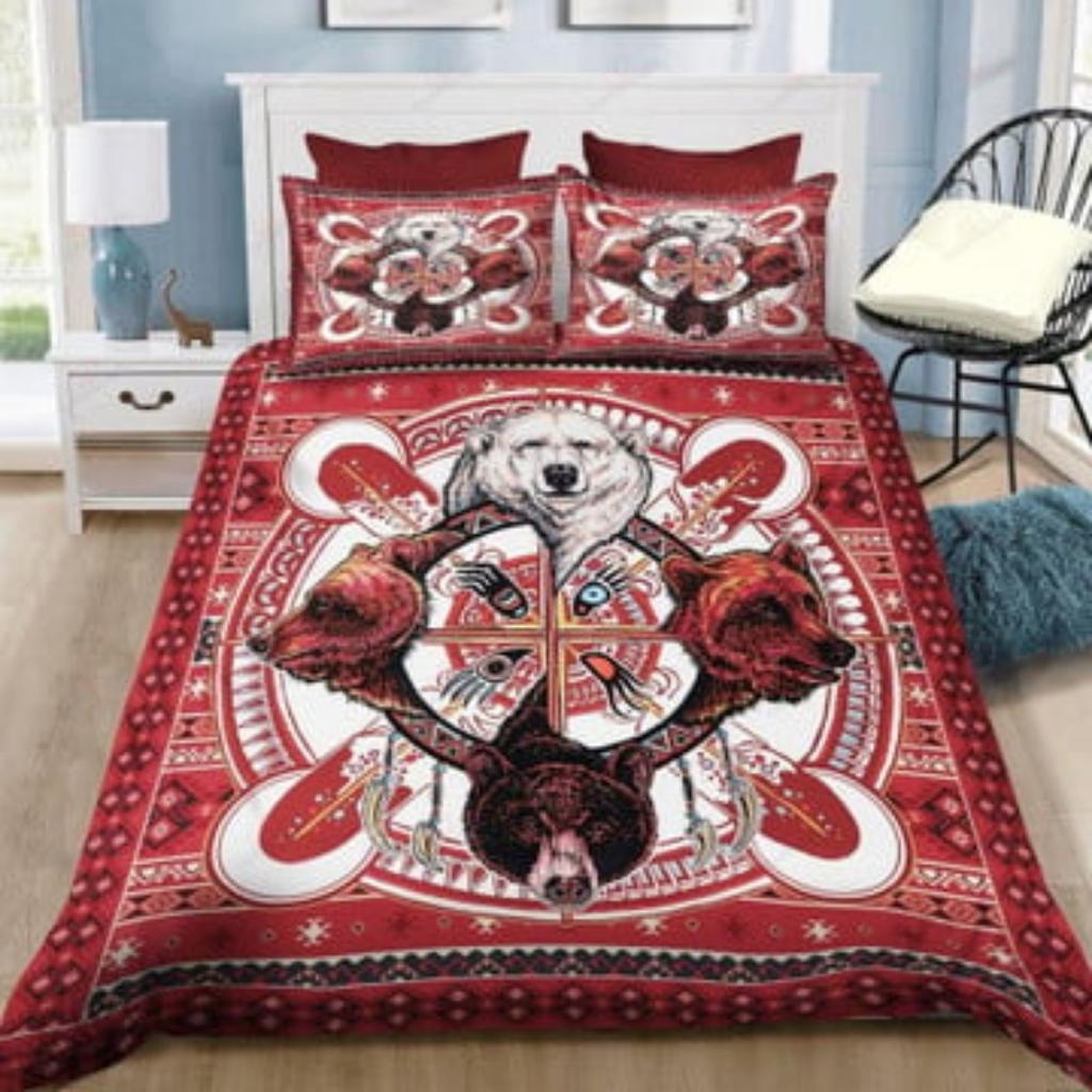 Quilt Bettbezug Set Tmarc Tee Liebe Geschenk Paar Hirsch Jagd Bettwäsche Set Abdeckung