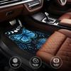 4pcs Fit Car Floor Mats Suitable for /SUVs/Trucks - Non-Slip Butterfly & Flower Design Front & Rear Seats, Durable ANR Rubber Vehicle Floor Liners