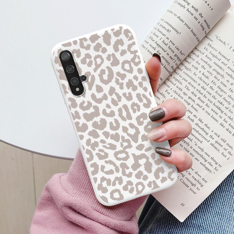 Flowers Funda For Huawei Nova 5T Capa NOVA5T 5 T Phone Case Soft Silicone Cute Cat Bear Back Cover For Nova5 T Coque Bag Fashion